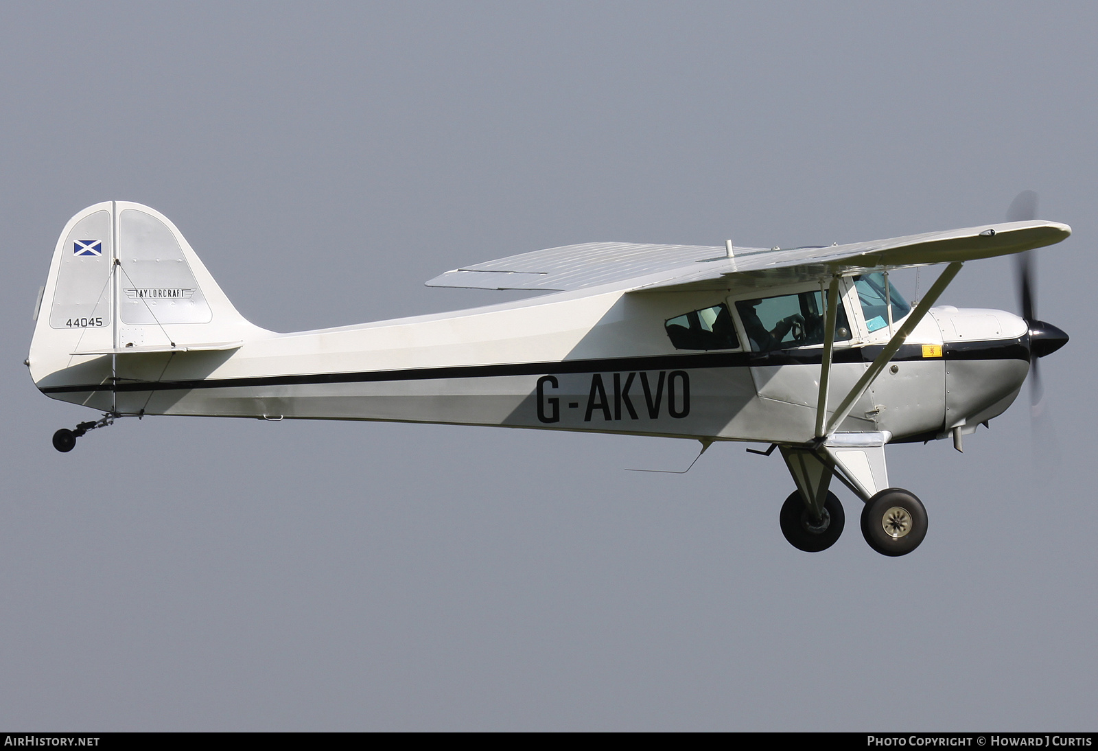 Aircraft Photo of G-AKVO | Taylorcraft BC-12D Twosome | AirHistory.net #154154