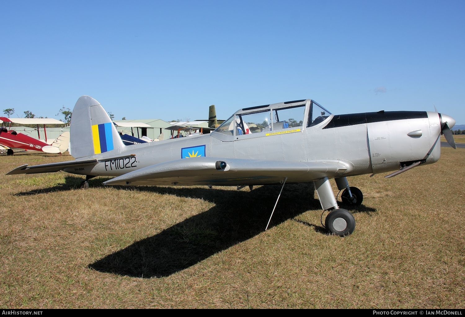 Aircraft Photo of VH-BBK / FM1022 | De Havilland DHC-1 Chipmunk Mk22 | Malaysia - Air Force | AirHistory.net #154170