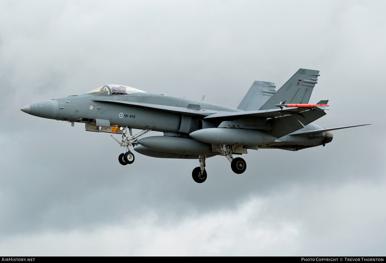 Aircraft Photo of HN-406 | McDonnell Douglas F/A-18C Hornet | Finland - Air Force | AirHistory.net #154260