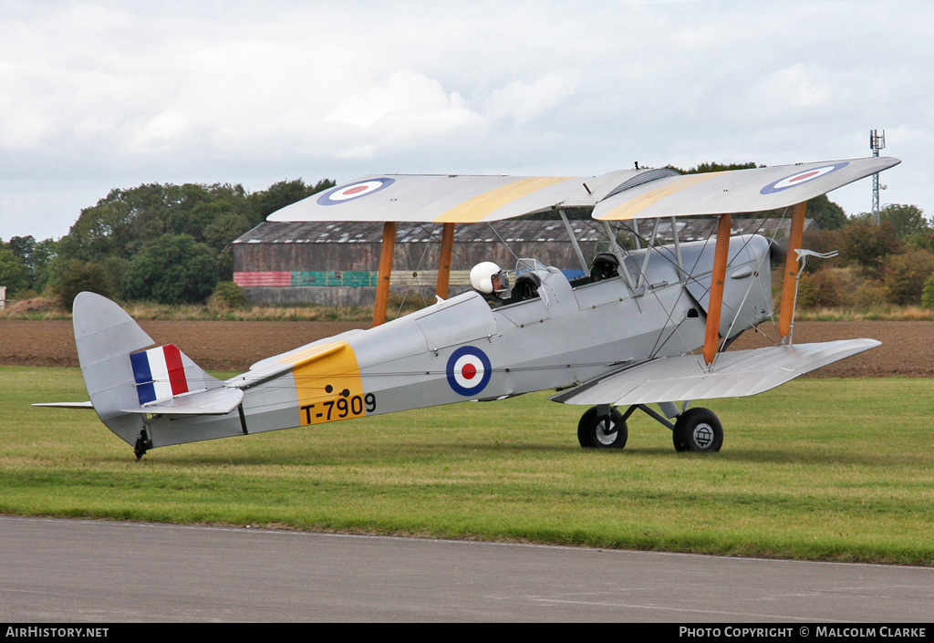 Aircraft Photo of G-ANON / T-7909 | De Havilland D.H. 82A Tiger Moth II | UK - Air Force | AirHistory.net #154281