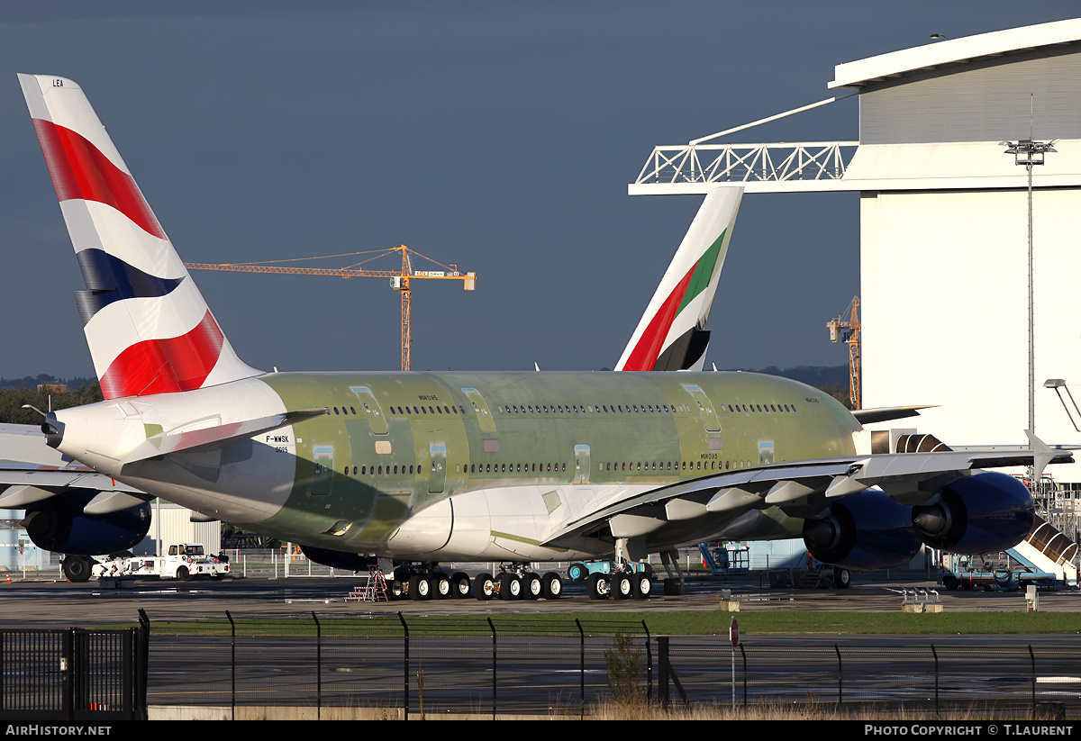 Aircraft Photo of F-WWSK | Airbus A380-841 | British Airways | AirHistory.net #154285