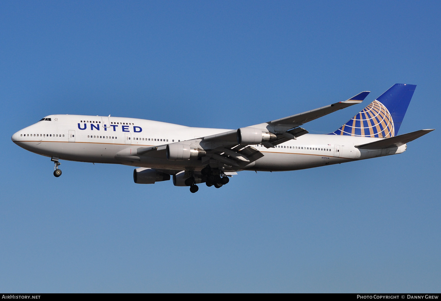 Aircraft Photo of N117UA | Boeing 747-422 | United Airlines | AirHistory.net #154308