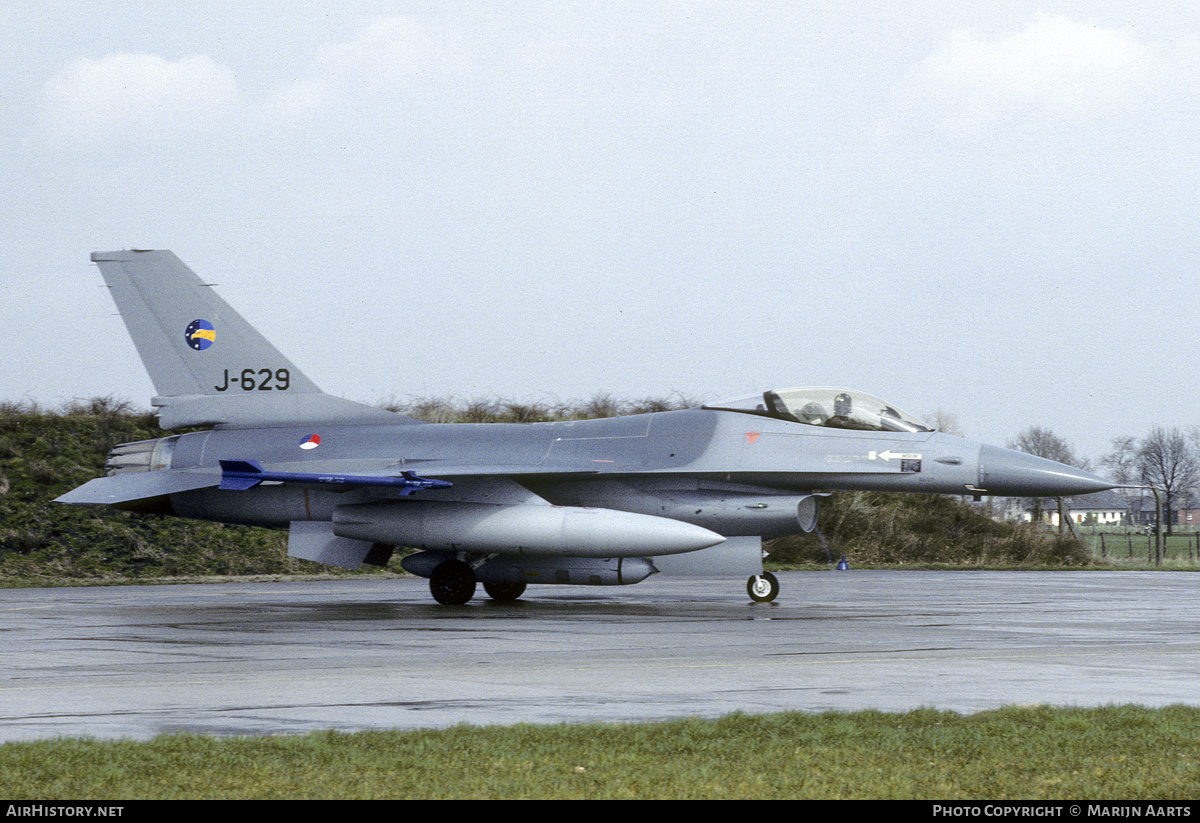 Aircraft Photo of J-629 | General Dynamics F-16A Fighting Falcon | Netherlands - Air Force | AirHistory.net #154318