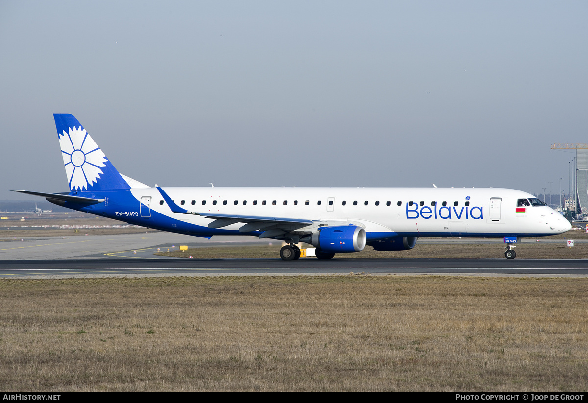 Aircraft Photo of EW-514PO | Embraer 195LR (ERJ-190-200LR) | Belavia | AirHistory.net #154366