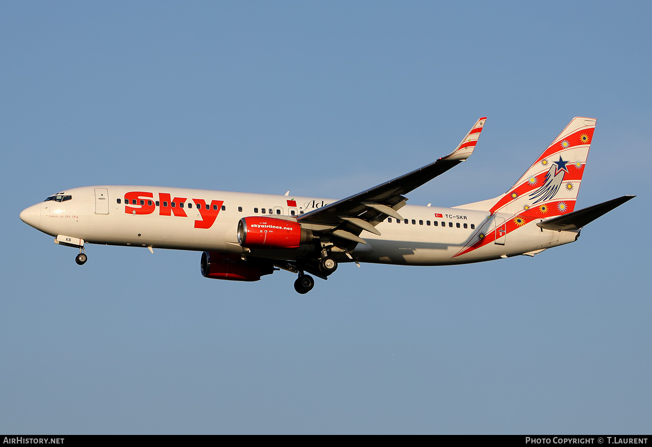 Aircraft Photo of TC-SKR | Boeing 737-83N | Sky Airlines | AirHistory.net #154379