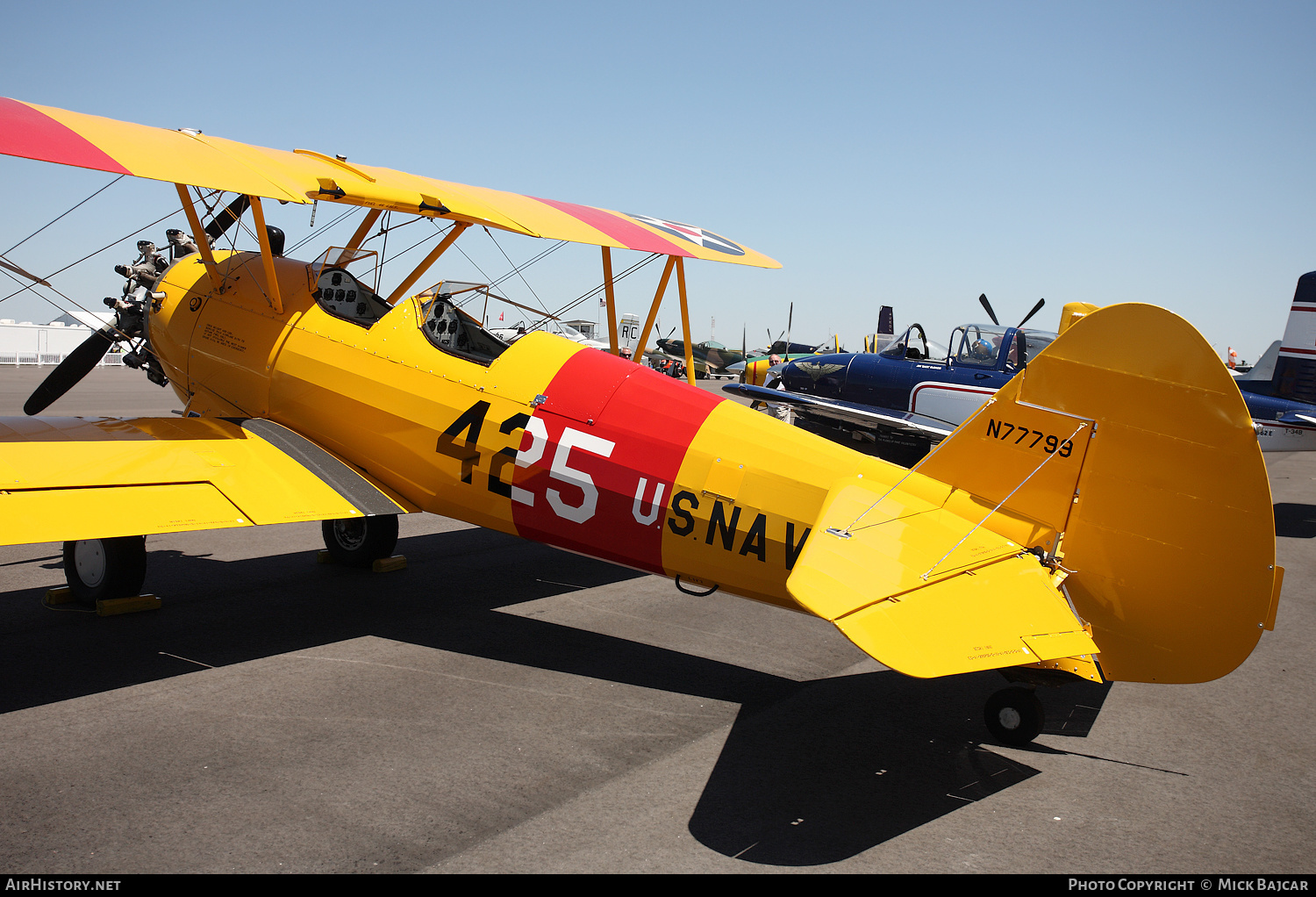Aircraft Photo of N77799 | Boeing E75 Kaydet | USA - Navy | AirHistory.net #154457