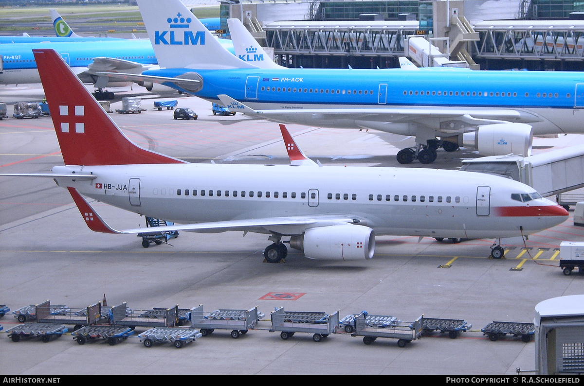 Aircraft Photo of HB-JJA | Boeing 737-7AK BBJ | PrivatAir | AirHistory.net #154478