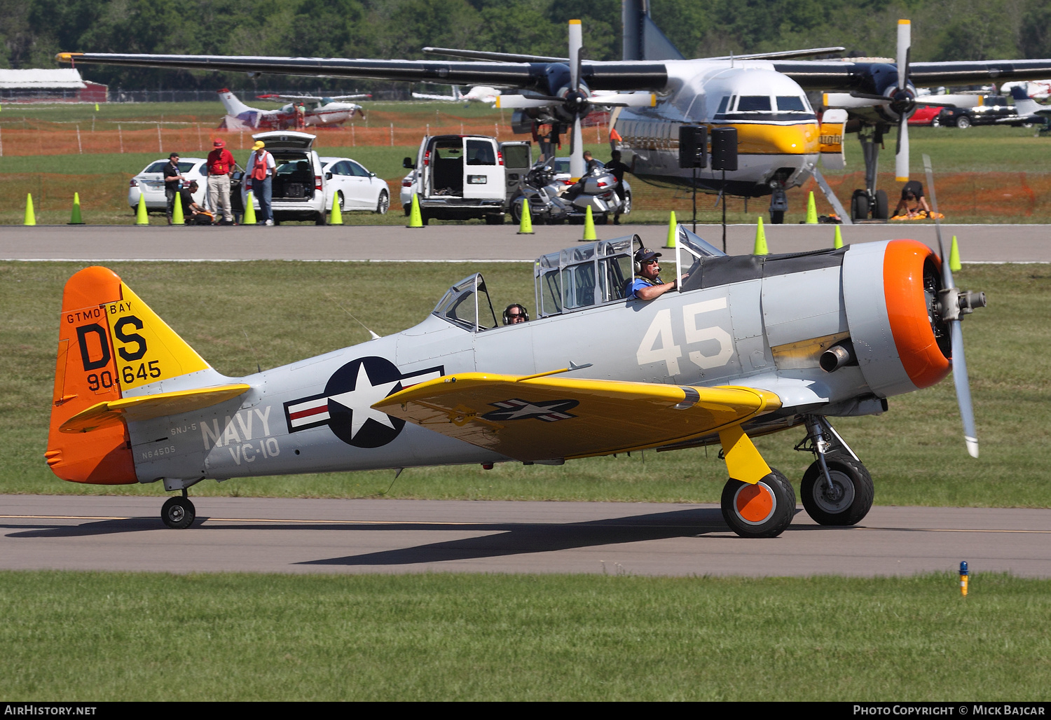 Aircraft Photo of N645DS / 90645 | North American SNJ-5 Texan | USA - Navy | AirHistory.net #154491