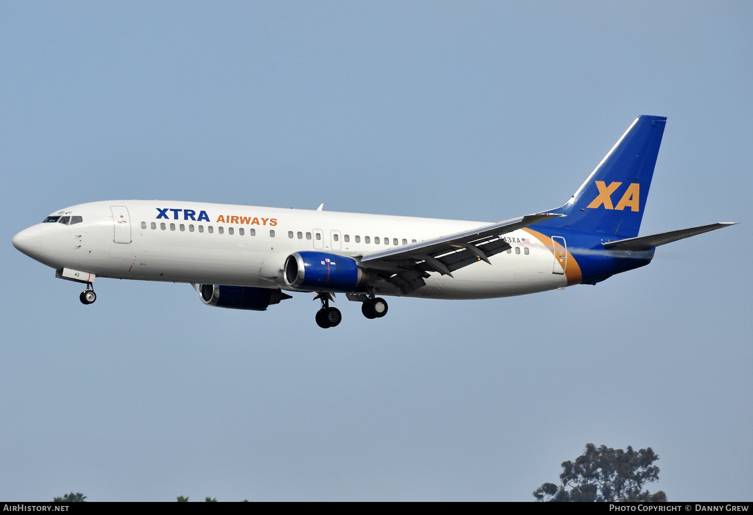 Aircraft Photo of N43XA | Boeing 737-4S3 | Xtra Airways | AirHistory.net #154494