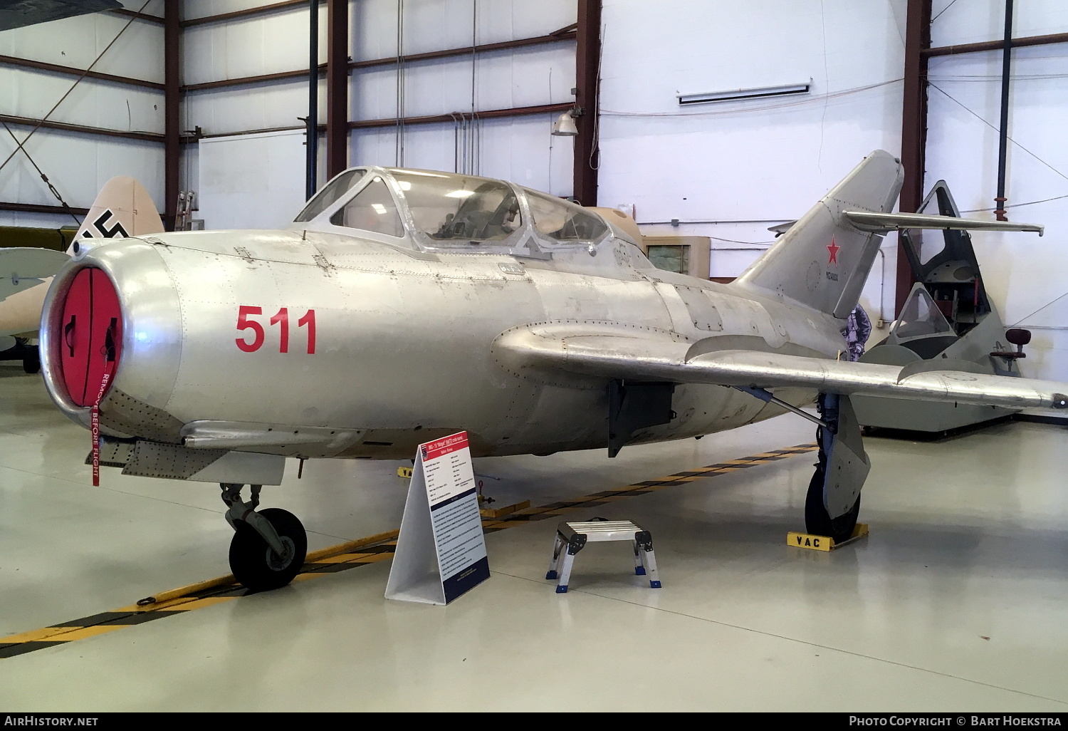 Aircraft Photo of N2400X / 511 red | Mikoyan-Gurevich MiG-15UTI | Soviet Union - Air Force | AirHistory.net #154509