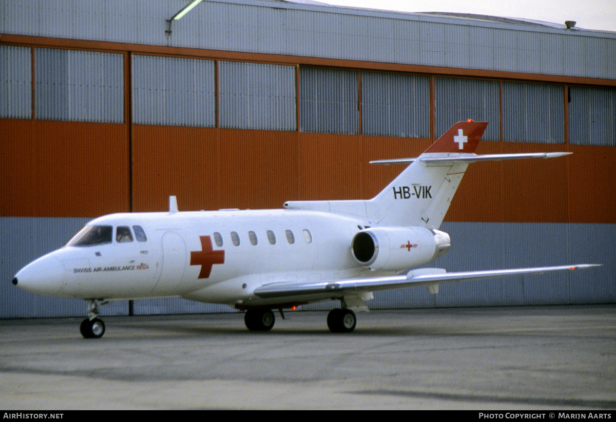 Aircraft Photo of HB-VIK | British Aerospace BAe-125-800B | REGA - Swiss Air Ambulance | AirHistory.net #154529