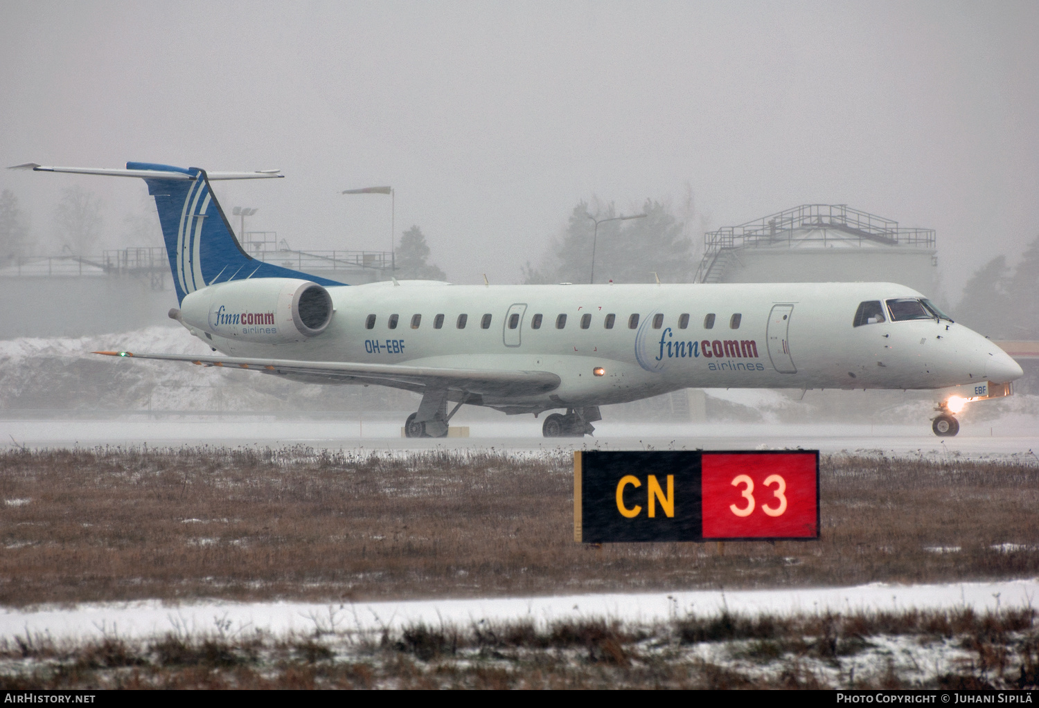 Aircraft Photo of OH-EBF | Embraer ERJ-145LU (EMB-145LU) | Finncomm Airlines | AirHistory.net #154563