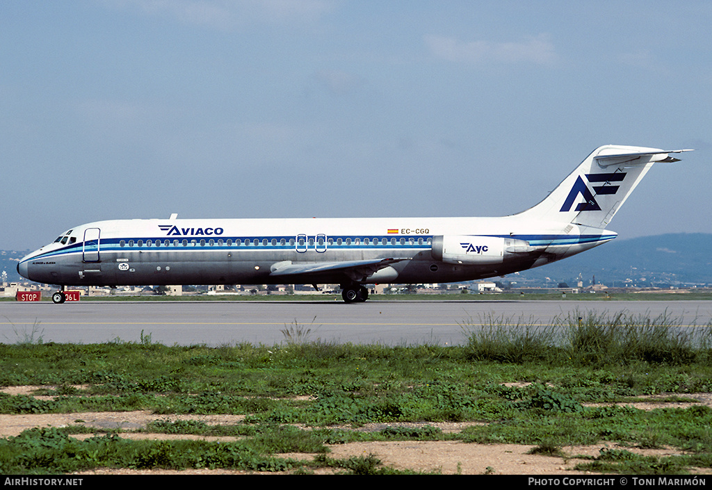 Aircraft Photo of EC-CGQ | McDonnell Douglas DC-9-32 | Aviaco | AirHistory.net #154585