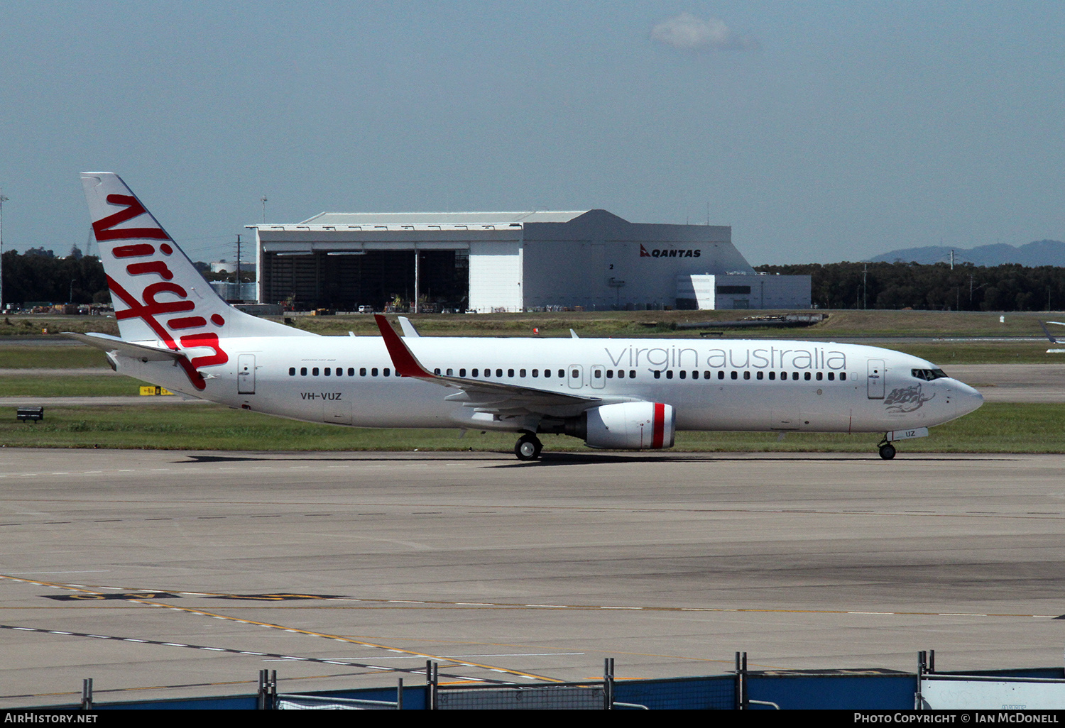 Aircraft Photo of VH-VUZ | Boeing 737-8FE | Virgin Australia Airlines | AirHistory.net #154618