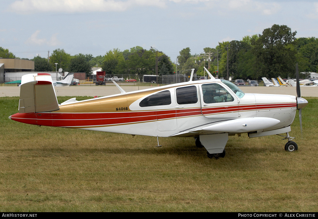 Aircraft Photo of N406B | Beech 35 Bonanza | AirHistory.net #154648