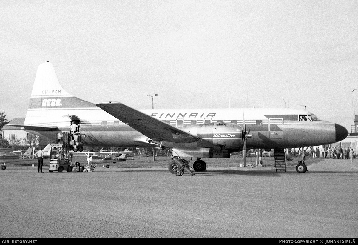 Aircraft Photo of OH-VKM | Convair 440-98 Metropolitan | Finnair | AirHistory.net #154657