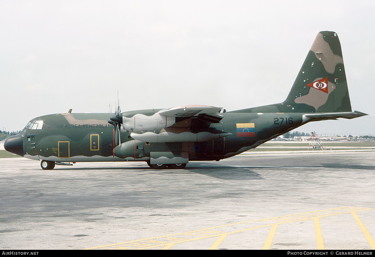 Aircraft Photo of 2716 | Lockheed C-130H Hercules | Venezuela - Air Force | AirHistory.net #154702