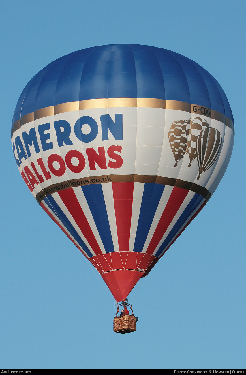 Aircraft Photo of G-CDOI | Cameron Z-90 | Cameron Balloons | AirHistory.net #154711