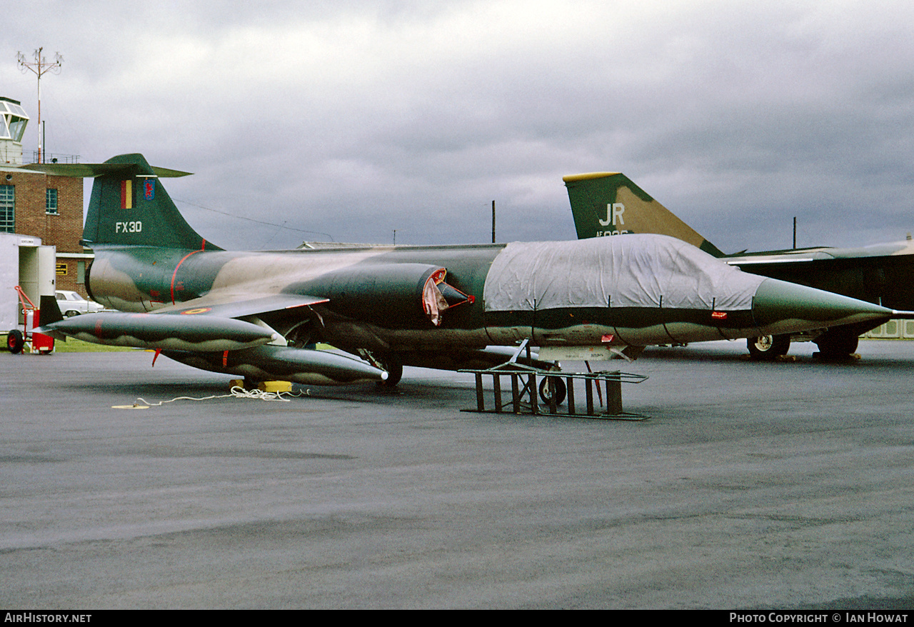 Aircraft Photo of FX30 | Lockheed F-104G Starfighter | Belgium - Air Force | AirHistory.net #154718