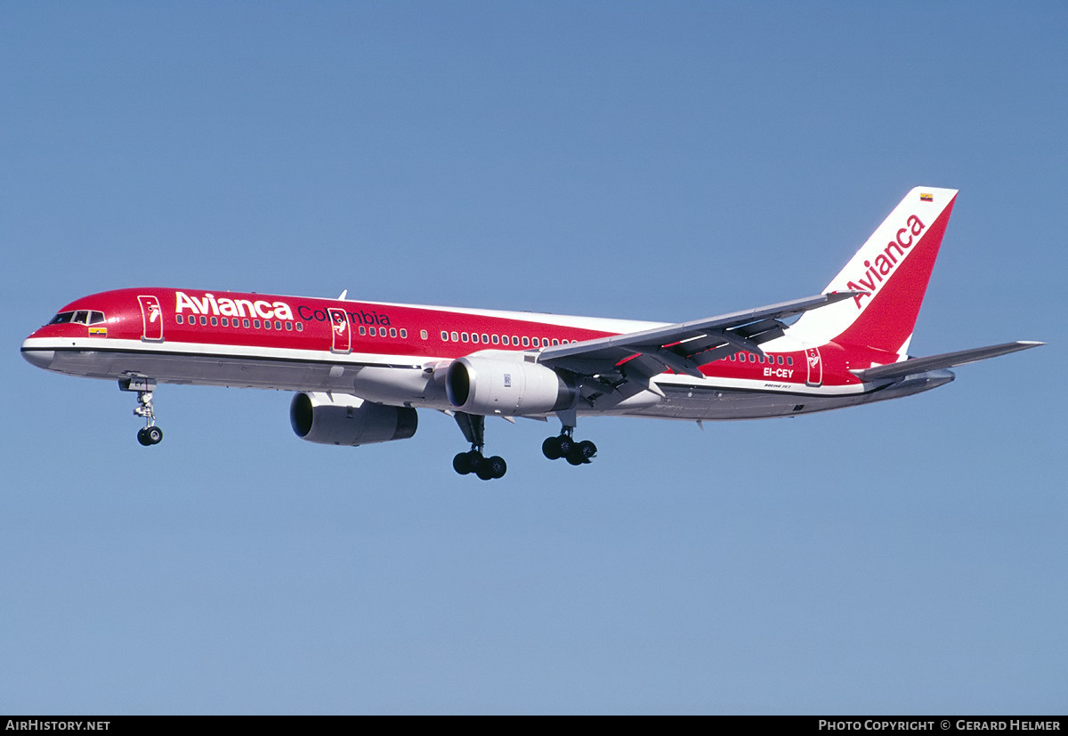 Aircraft Photo of EI-CEY | Boeing 757-2Y0 | Avianca | AirHistory.net #154726