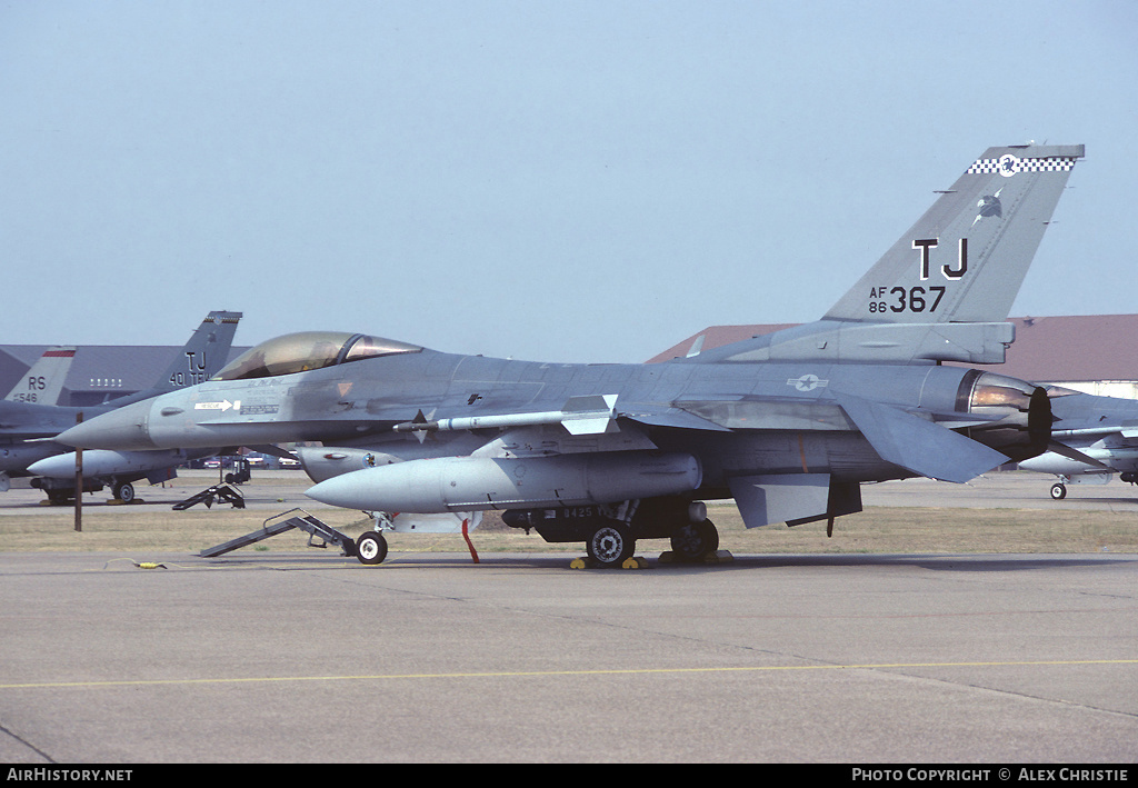 Aircraft Photo of 86-0367 / AF86-367 | General Dynamics F-16C Fighting Falcon | USA - Air Force | AirHistory.net #154737