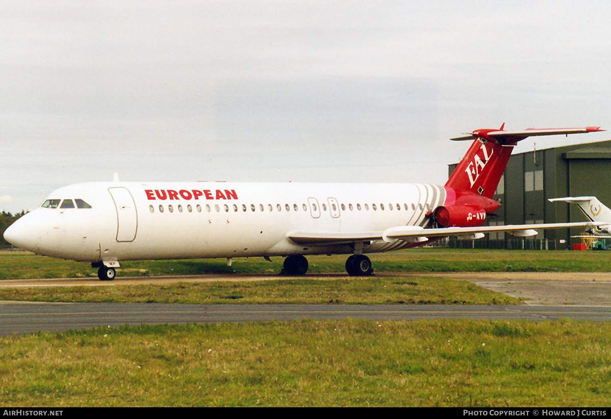 Aircraft Photo of G-AVMP | BAC 111-510ED One-Eleven | European Aircharter - EAL/EAC | AirHistory.net #154750