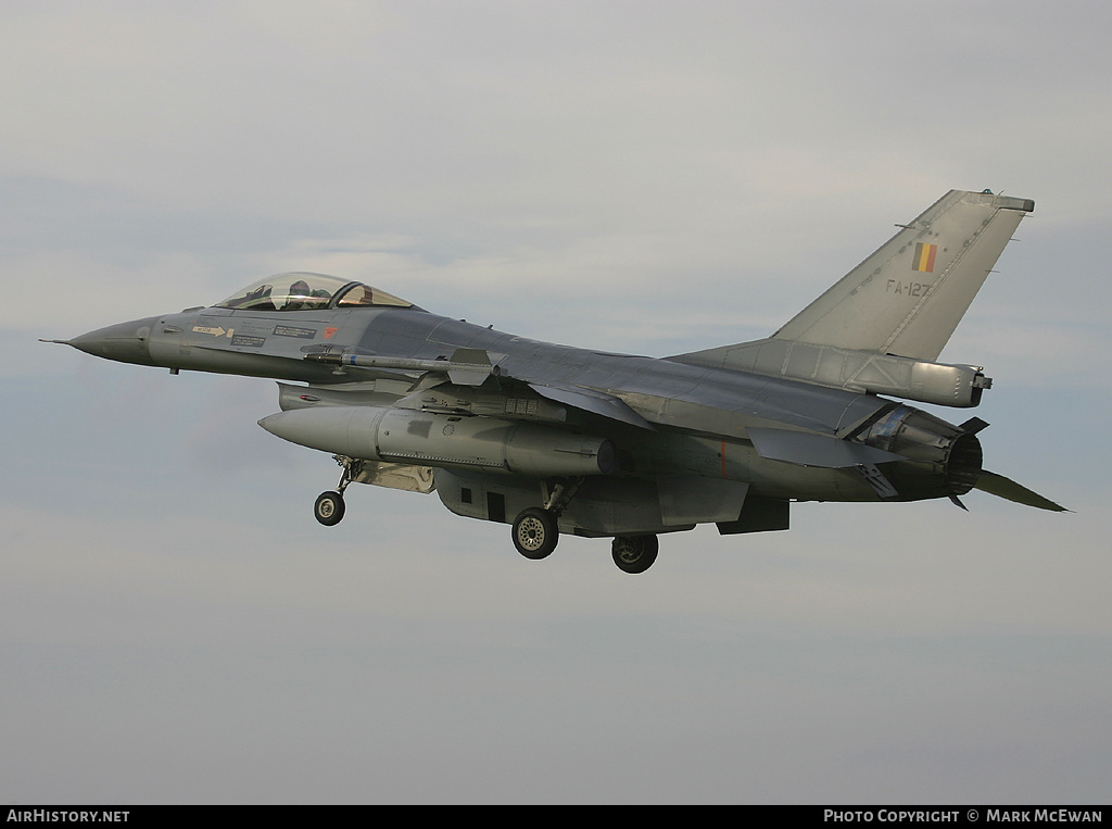Aircraft Photo of FA-127 | General Dynamics F-16AM Fighting Falcon | Belgium - Air Force | AirHistory.net #154761