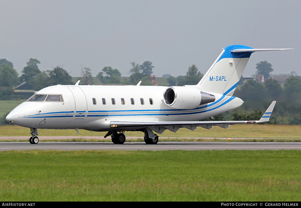 Aircraft Photo of M-SAPL | Bombardier Challenger 605 (CL-600-2B16) | AirHistory.net #154776