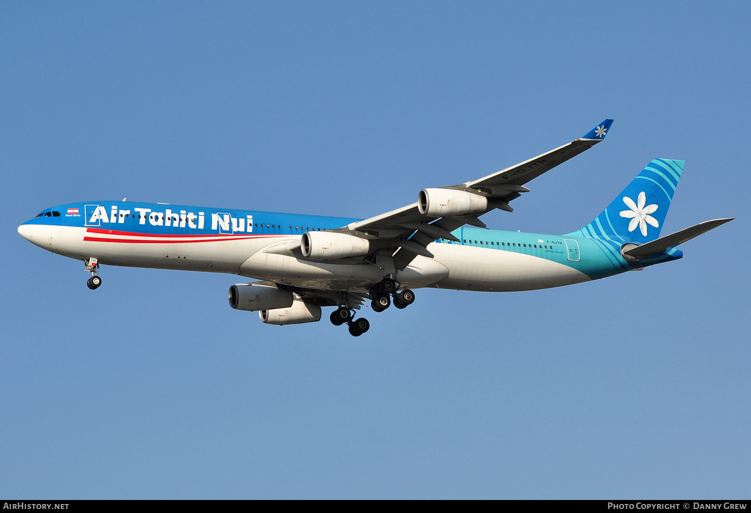Aircraft Photo of F-OJTN | Airbus A340-313X | Air Tahiti Nui | AirHistory.net #154782