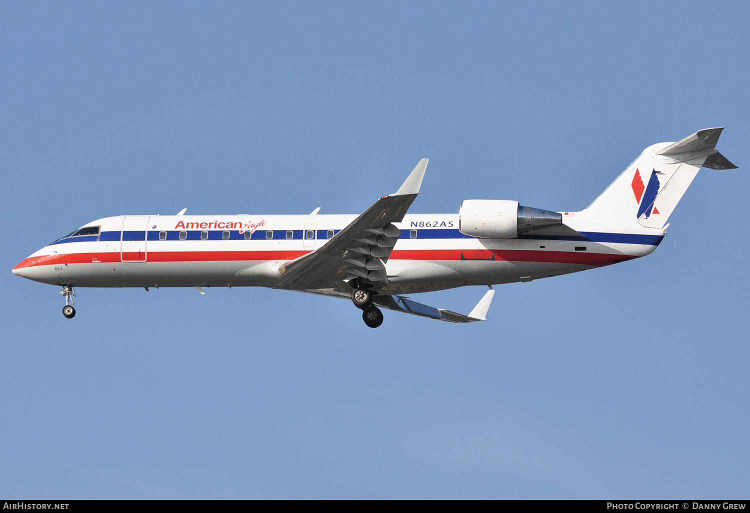 Aircraft Photo of N862AS | Bombardier CRJ-200ER (CL-600-2B19) | American Eagle | AirHistory.net #154804