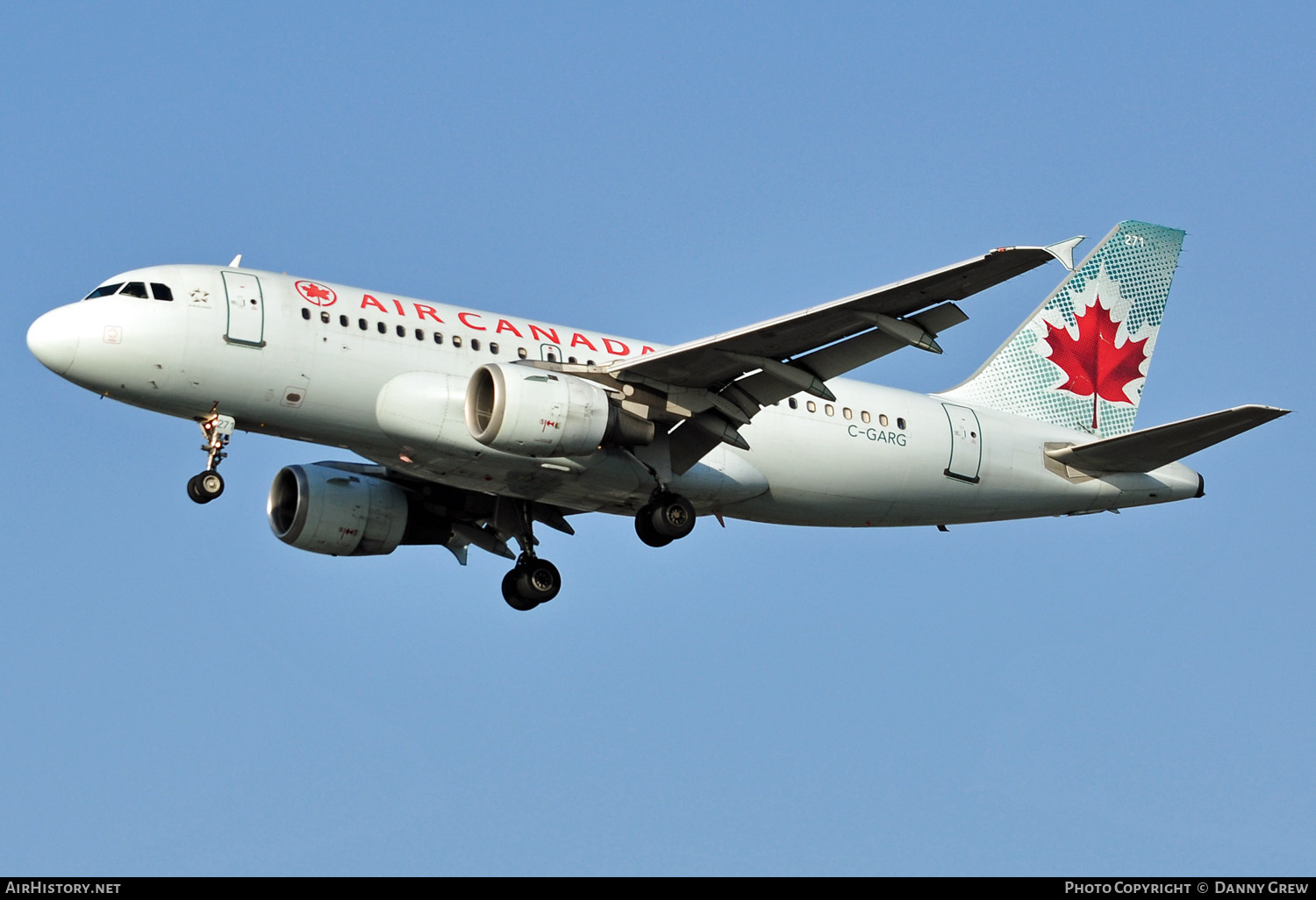 Aircraft Photo of C-GARG | Airbus A319-114 | Air Canada | AirHistory.net #154809