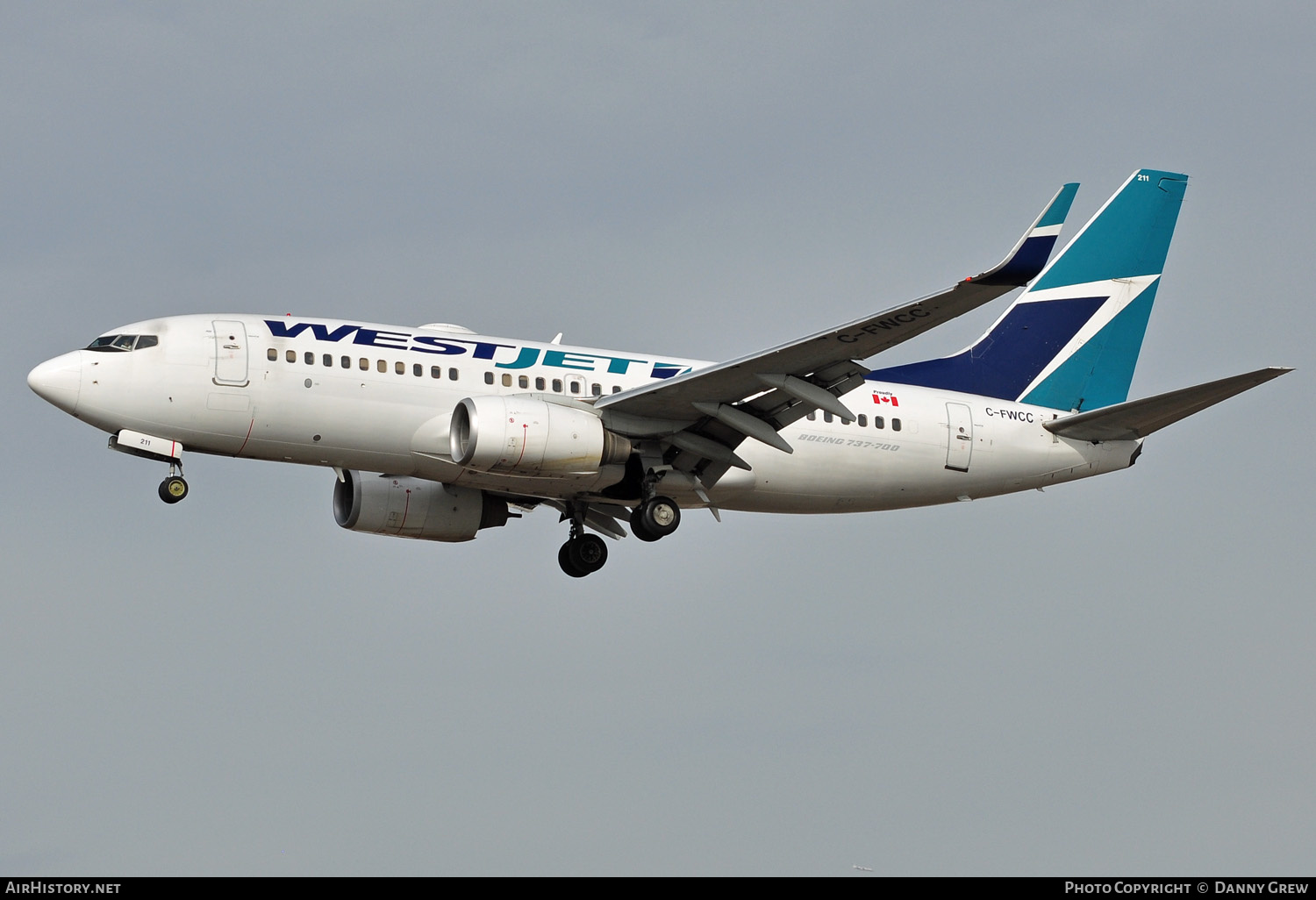 Aircraft Photo of C-FWCC | Boeing 737-7CT | WestJet | AirHistory.net #154819