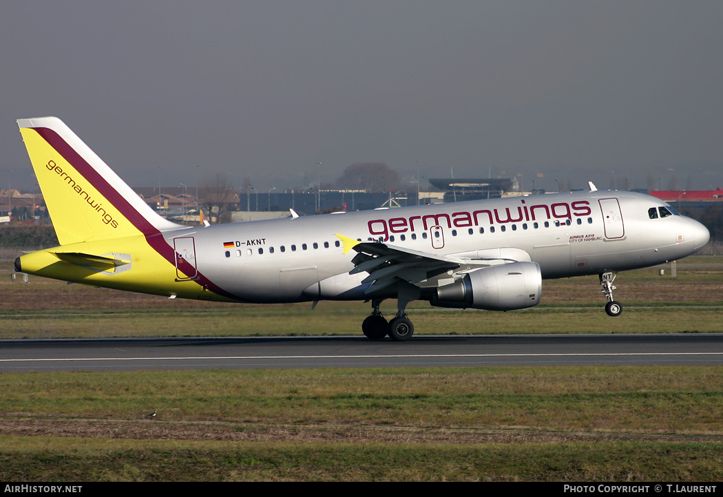 Aircraft Photo of D-AKNT | Airbus A319-112 | Germanwings | AirHistory.net #154853