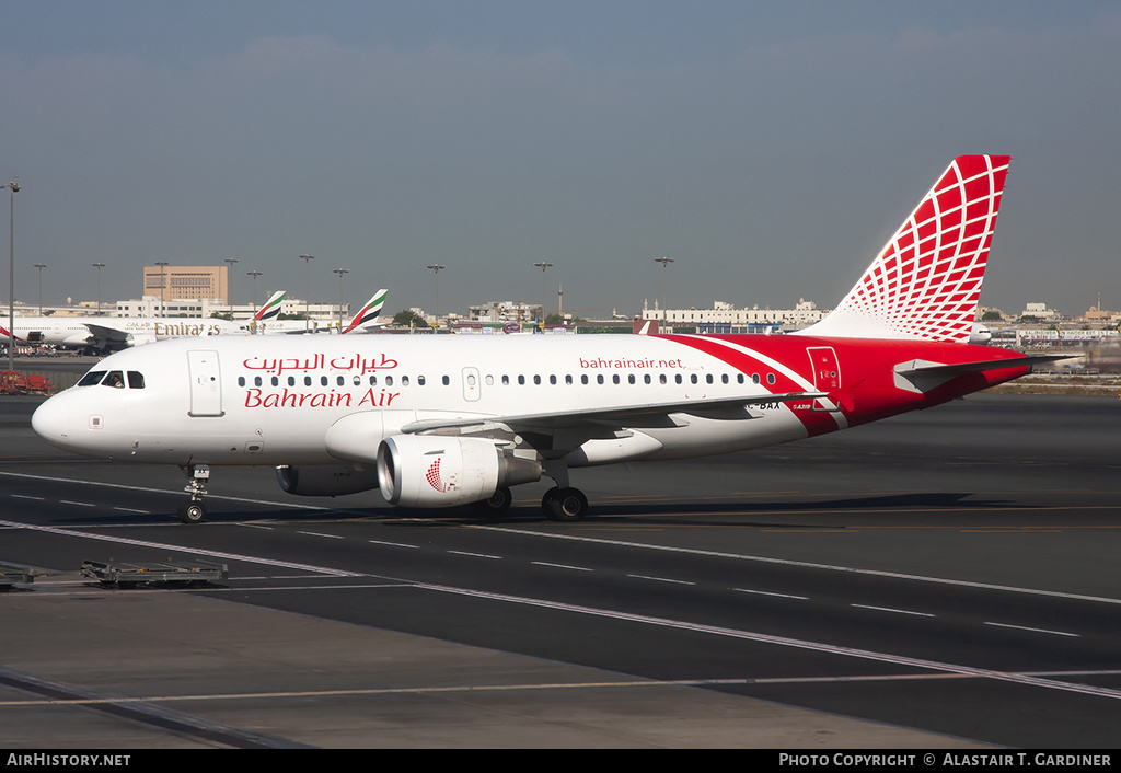 Aircraft Photo of A9C-BAX | Airbus A319-111 | Bahrain Air | AirHistory.net #154858