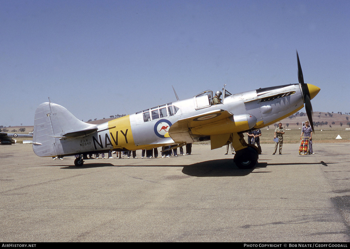Aircraft Photo of WD840 | Fairey Firefly AS6 | Australia - Navy | AirHistory.net #154886