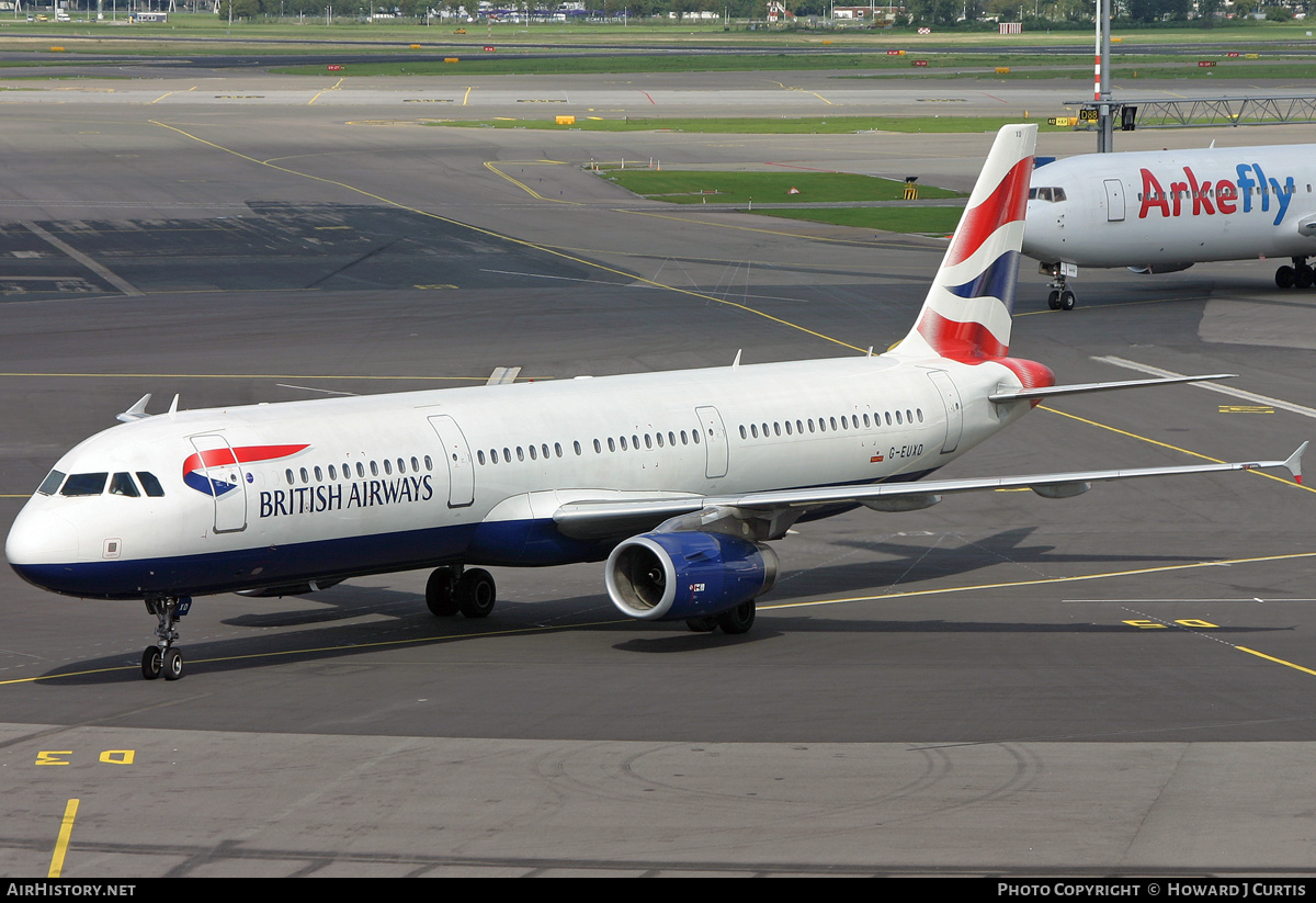 Aircraft Photo of G-EUXD | Airbus A321-231 | British Airways | AirHistory.net #154893