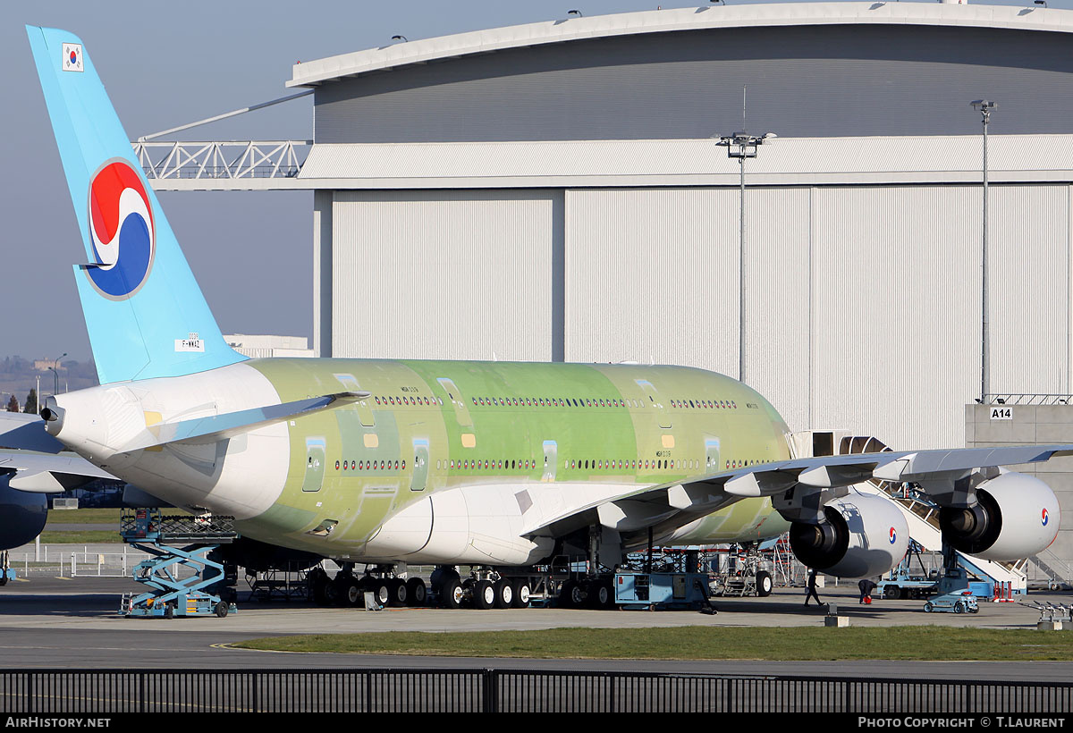 Aircraft Photo of F-WWAZ | Airbus A380-861 | Korean Air | AirHistory.net #154894