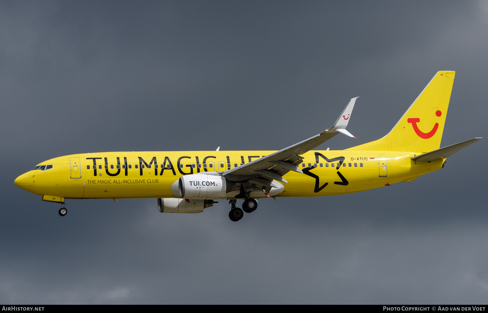Aircraft Photo of D-ATUG | Boeing 737-8K5 | TUI | AirHistory.net #154910