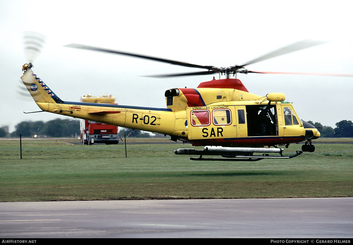 Aircraft Photo of R-02 | Agusta AB-412SP Grifone | Netherlands - Air Force | AirHistory.net #154911