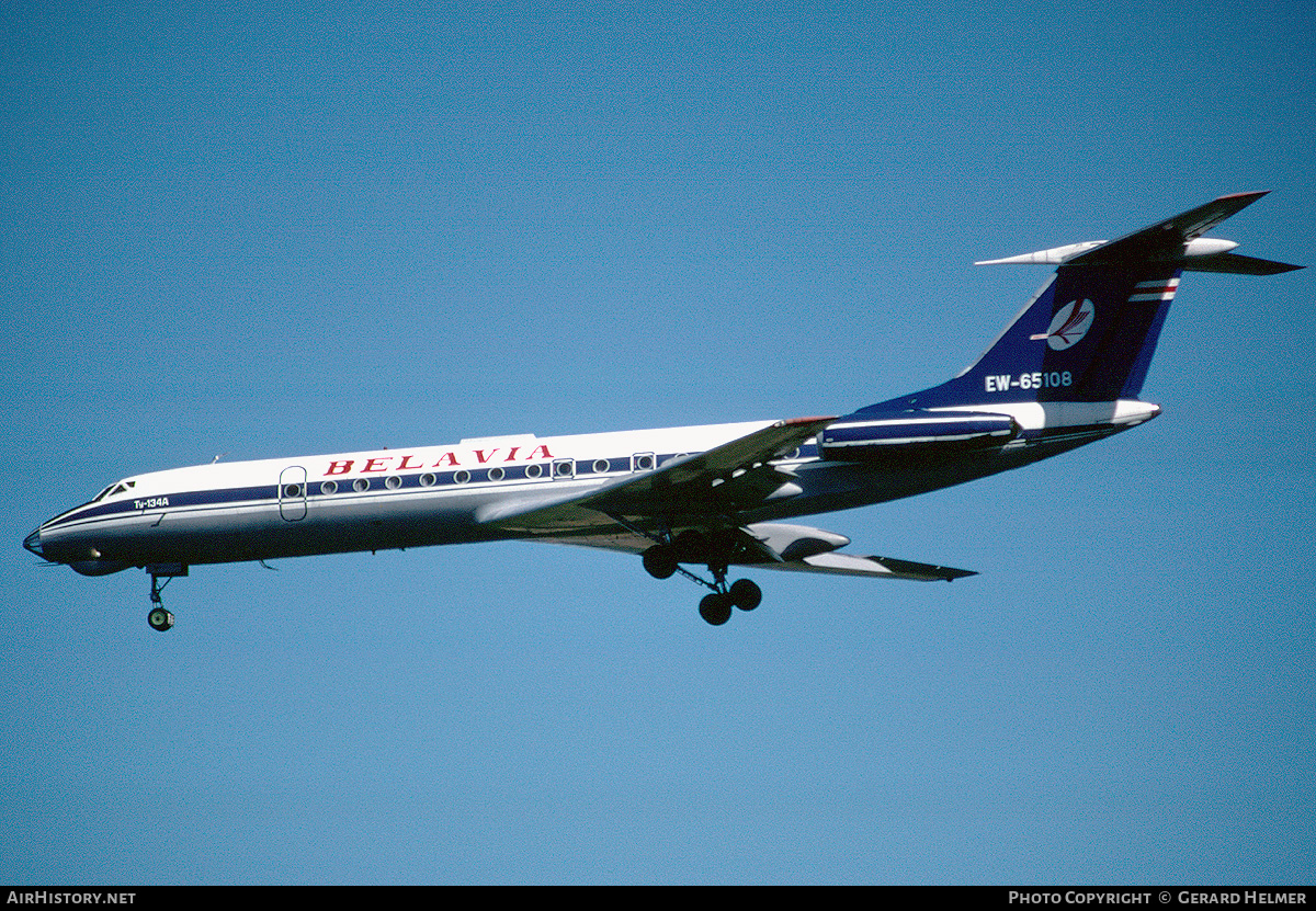 Aircraft Photo of EW-65108 | Tupolev Tu-134A | Belavia | AirHistory.net #154922