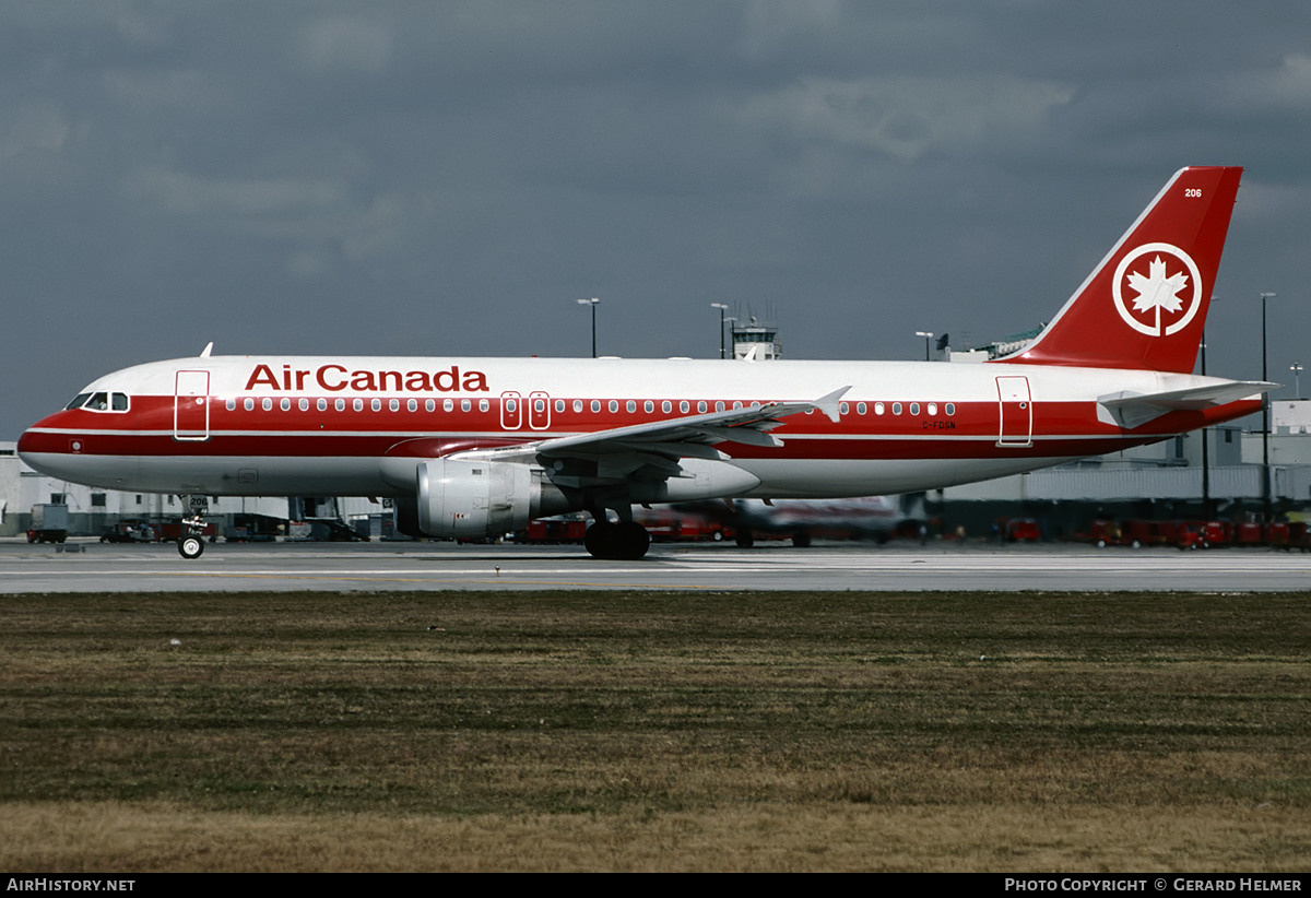 Aircraft Photo of C-FDSN | Airbus A320-211 | Air Canada | AirHistory.net #154940