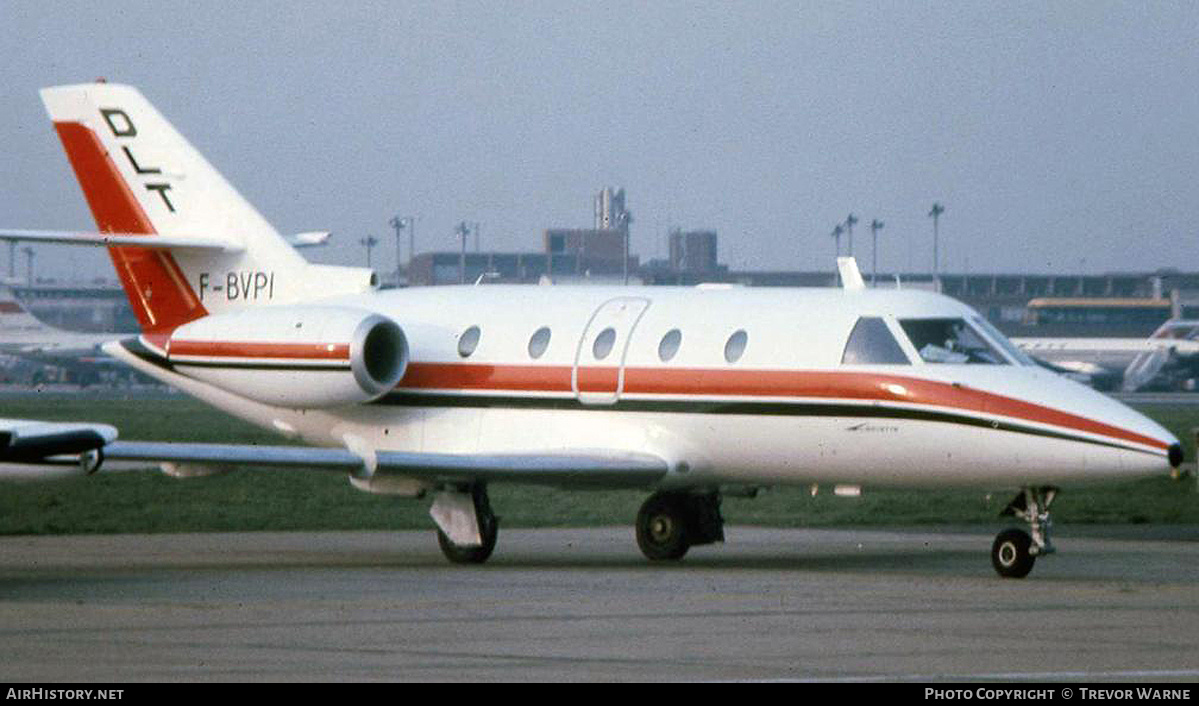 Aircraft Photo of F-BVPI | Aerospatiale SN-601 Corvette 100 | DLT - Deutsche Luftverkehrsgesellschaft | AirHistory.net #154953