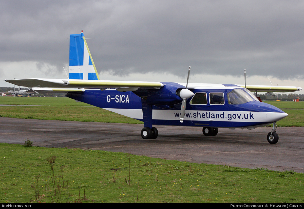 Aircraft Photo of G-SICA | Britten-Norman BN-2B-20 Islander | AirHistory.net #154961