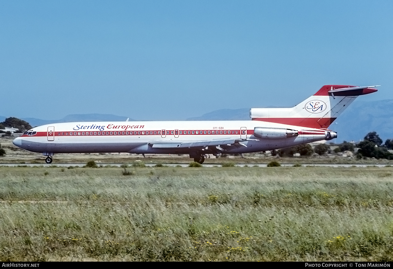 Aircraft Photo of OY-SBI | Boeing 727-270/Adv | Sterling European Airlines | AirHistory.net #154967