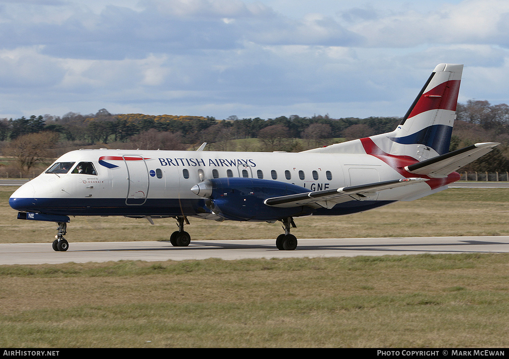 Aircraft Photo of G-LGNE | Saab 340B | British Airways | AirHistory.net #154973