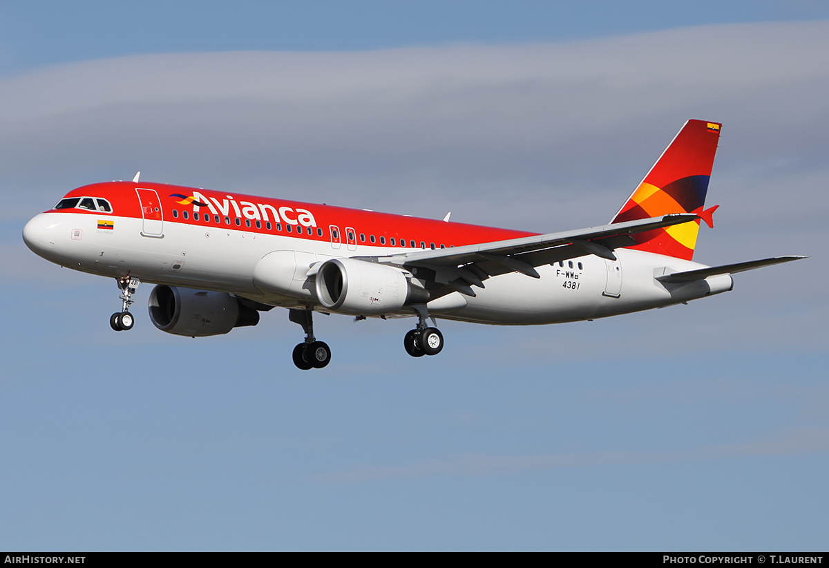 Aircraft Photo of F-WWBB | Airbus A320-214 | Avianca | AirHistory.net #154983