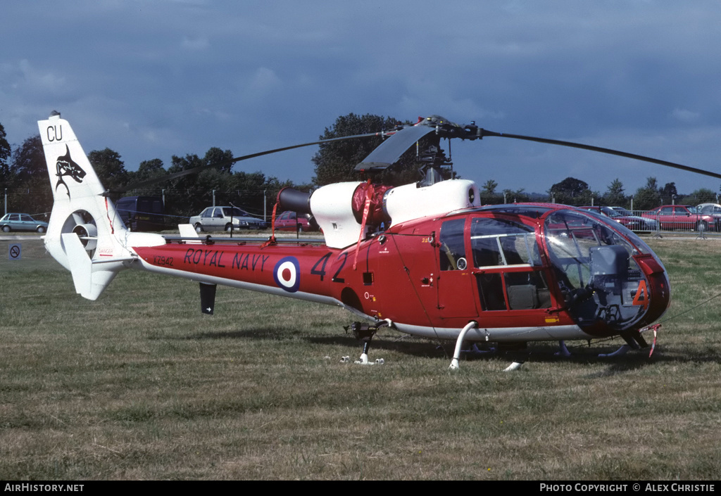 Aircraft Photo of XZ942 | Aerospatiale SA-341C Gazelle HT2 | UK - Navy | AirHistory.net #154996