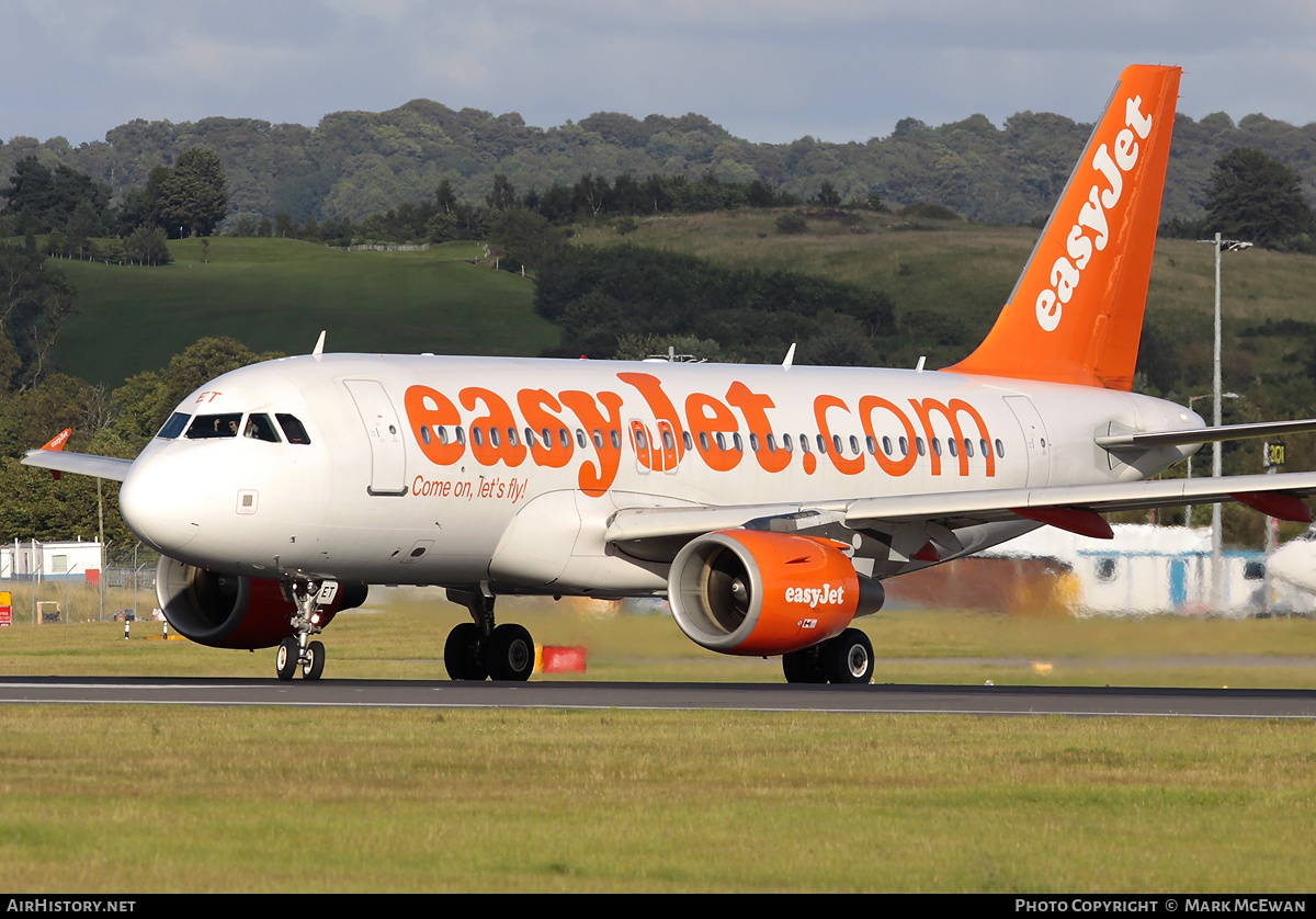 Aircraft Photo of G-EZET | Airbus A319-111 | EasyJet | AirHistory.net #155002