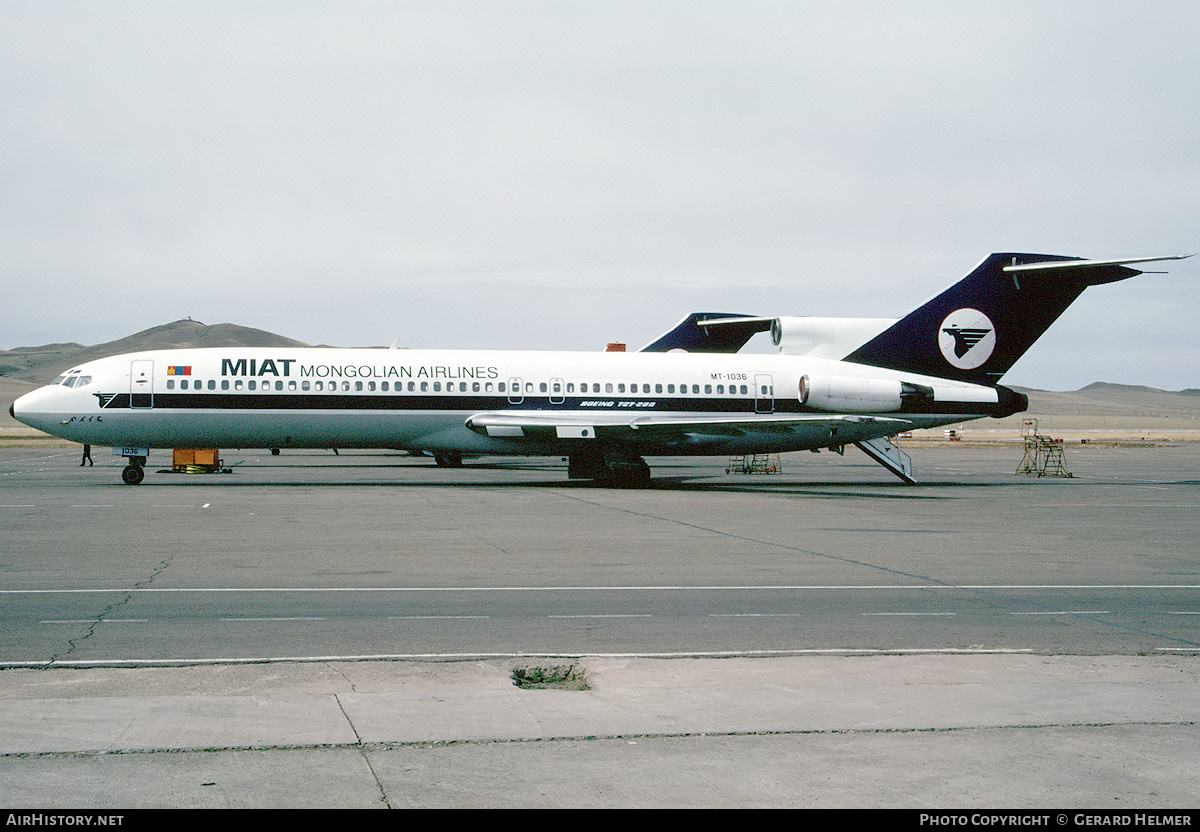 Aircraft Photo of MT-1036 | Boeing 727-281/Adv | MIAT Mongolian Airlines | AirHistory.net #155011