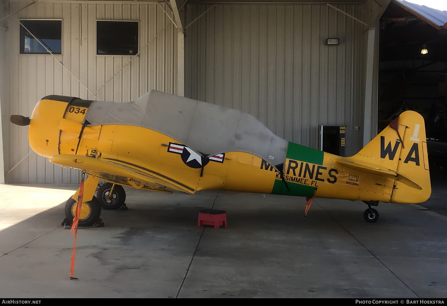 Aircraft Photo of N452WA / 112034 | North American SNJ-6 Texan | USA - Marines | AirHistory.net #155018